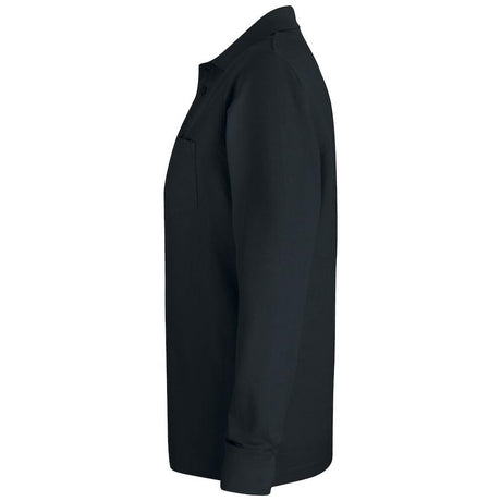 Basic Polo Pocket L/S - Black - Image 3