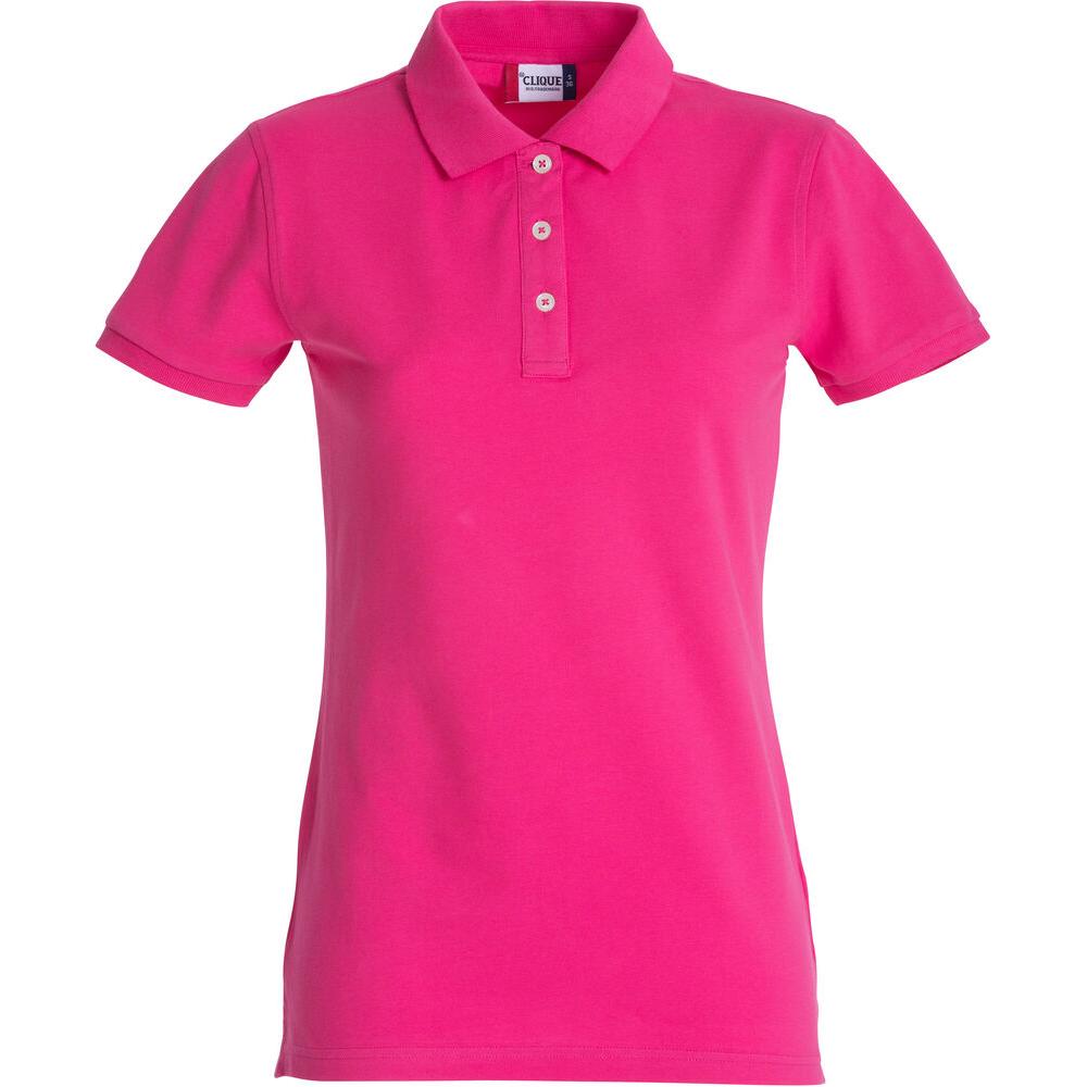 Stretch Premium Polo Women - Bright cerise - Image 1