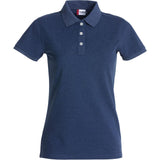Stretch Premium Polo Women - Blue Melange - Image 1