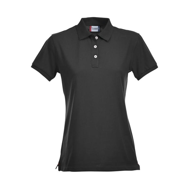 Stretch Premium Polo Women - Black - Image 1