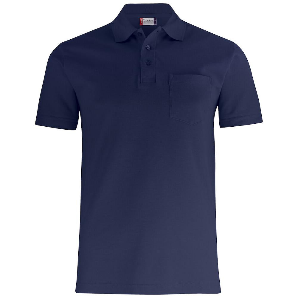 Basic Polo Pocket - Dark navy - Image 1