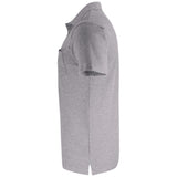 Basic Polo Pocket - Grey melange - Image 3