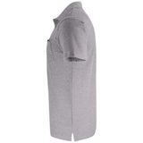 Basic Polo Pocket - Grey Melange - Image 3