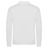 Stretch Premium Polo L/S - White - Image 2