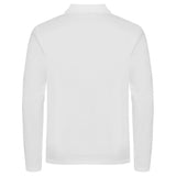 Stretch Premium Polo L/S - White - Image 2