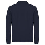Stretch Premium Polo L/S - Navy - Image 2