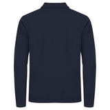 Stretch Premium Polo L/S - Navy - Image 2