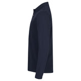 Stretch Premium Polo L/S - Navy - Image 3