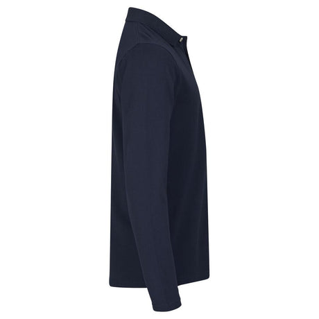 Stretch Premium Polo L/S - Navy - Image 4
