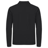 Stretch Premium Polo L/S - Black - Image 2