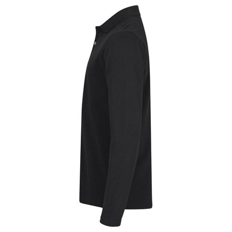 Stretch Premium Polo L/S - Black - Image 3