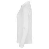 Stretch Premium Polo L/S Women - White - Image 3
