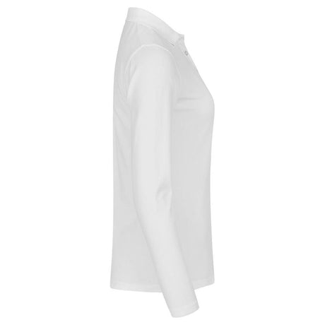 Stretch Premium Polo L/S Women - White - Image 4