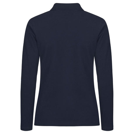 Stretch Premium Polo L/S Women - Navy - Image 2