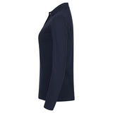 Stretch Premium Polo L/S Women - Navy - Image 3