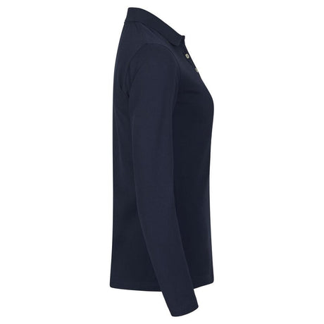 Stretch Premium Polo L/S Women - Navy - Image 4