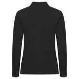 Stretch Premium Polo L/S Women - Black - Image 2