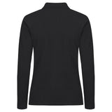 Stretch Premium Polo L/S Women - Black - Image 2