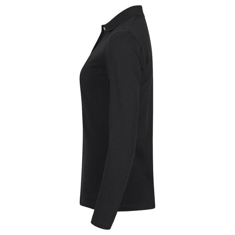 Stretch Premium Polo L/S Women - Black - Image 3