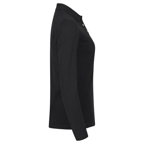 Stretch Premium Polo L/S Women - Black - Image 4
