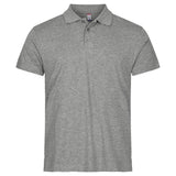 Single Jersey Polo - Grey Melange - Image 1