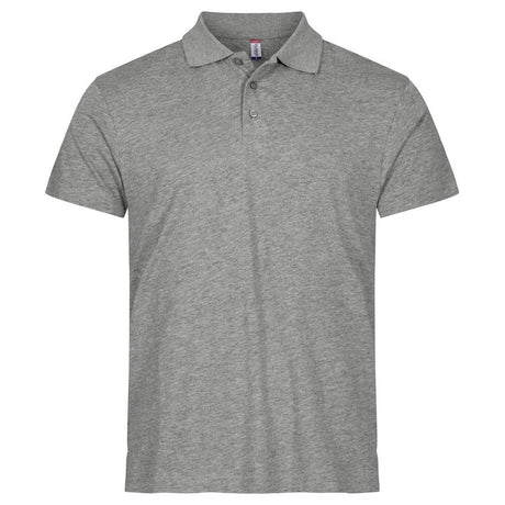 Single Jersey Polo - Grey Melange - Image 1