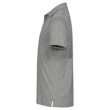 Single Jersey Polo - Grey Melange - Image 3
