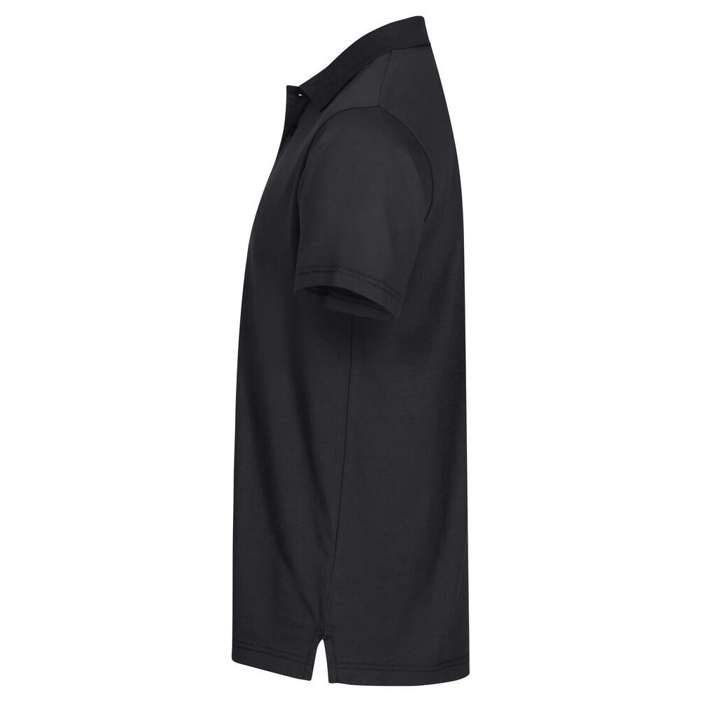 Single Jersey Polo - Black - Image 3