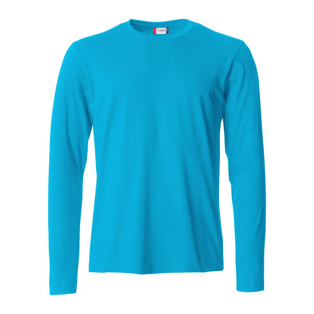 Basic-T L/S - Turquoise - Image 1