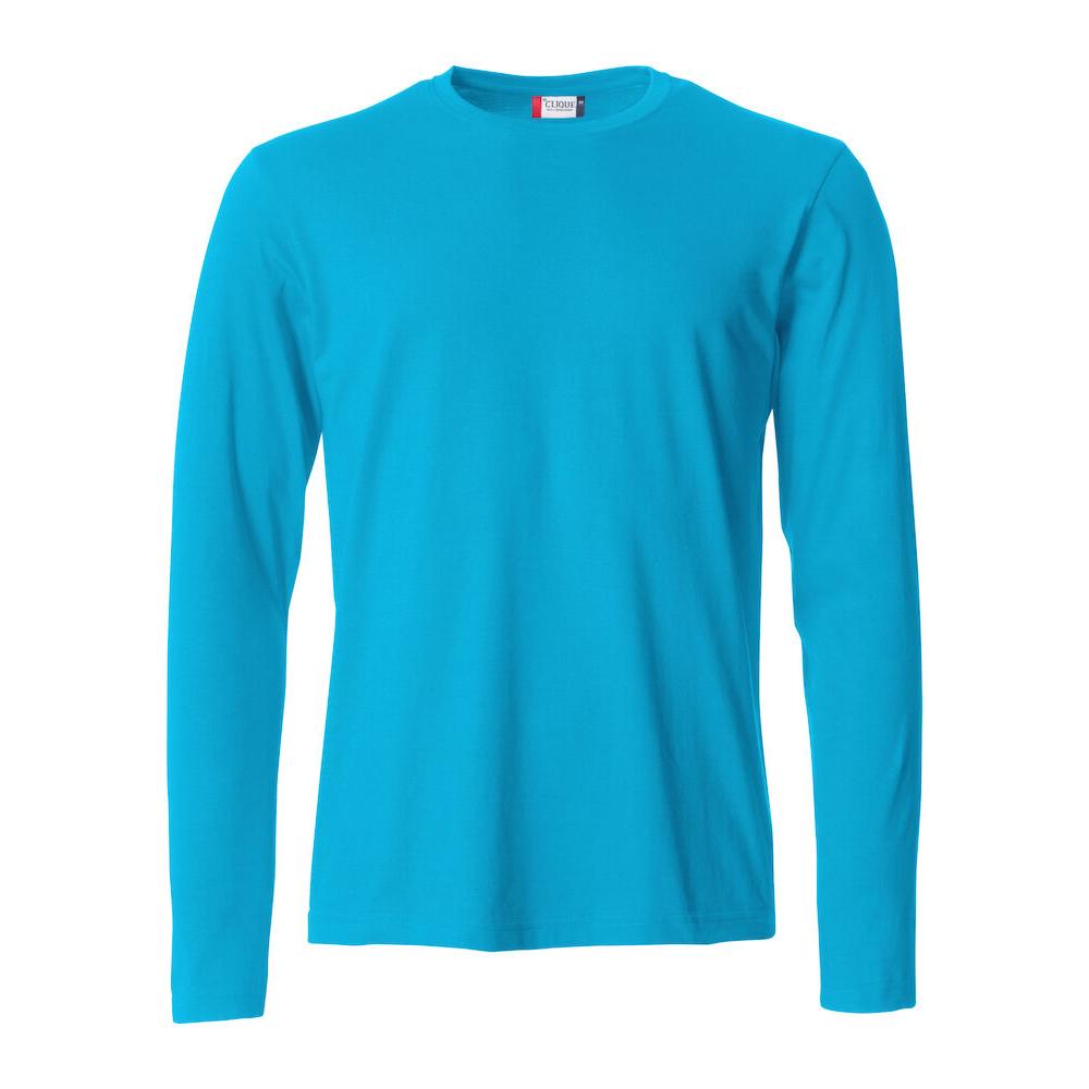 Basic-T L/S - Turquoise - Image 1