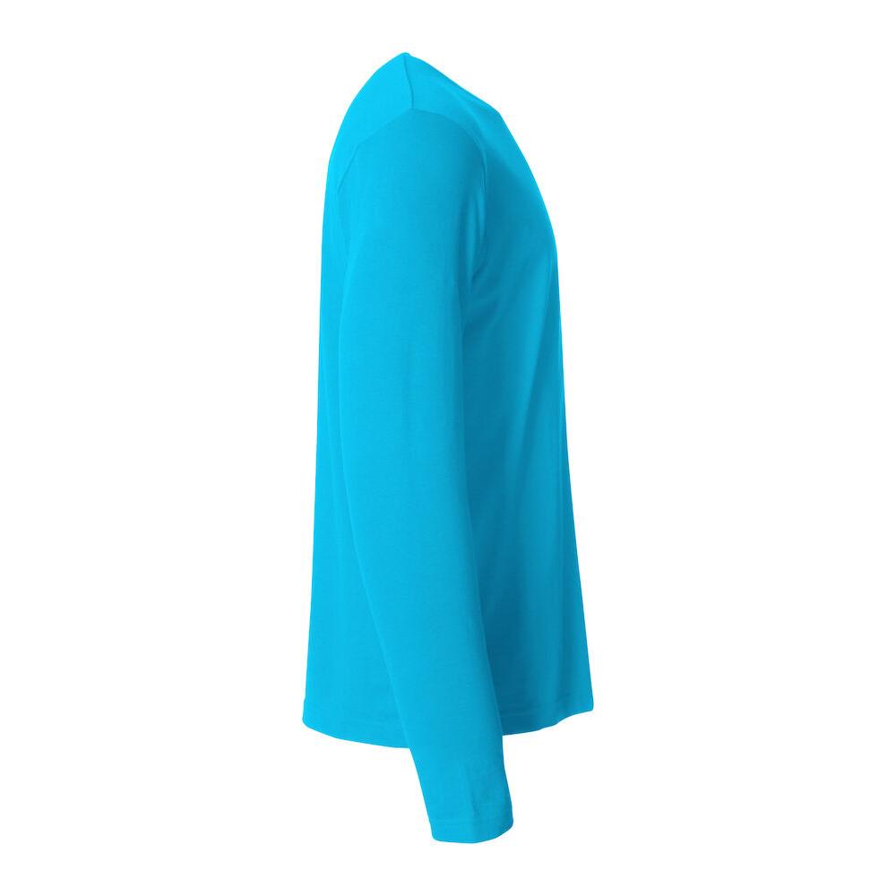 Basic-T L/S - Turquoise - Image 4