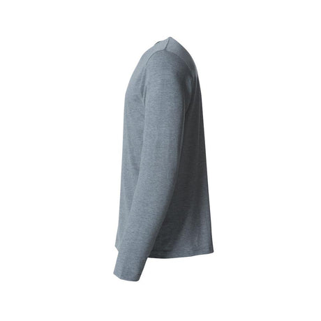 Basic-T L/S - Grey melange - Image 3