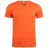 Basic-T V-neck - Blood Orange - Image 1