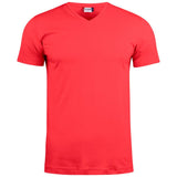Basic-T V-neck - Red - Image 1