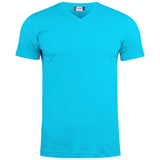 Basic-T V-neck - Turquoise - Image 1