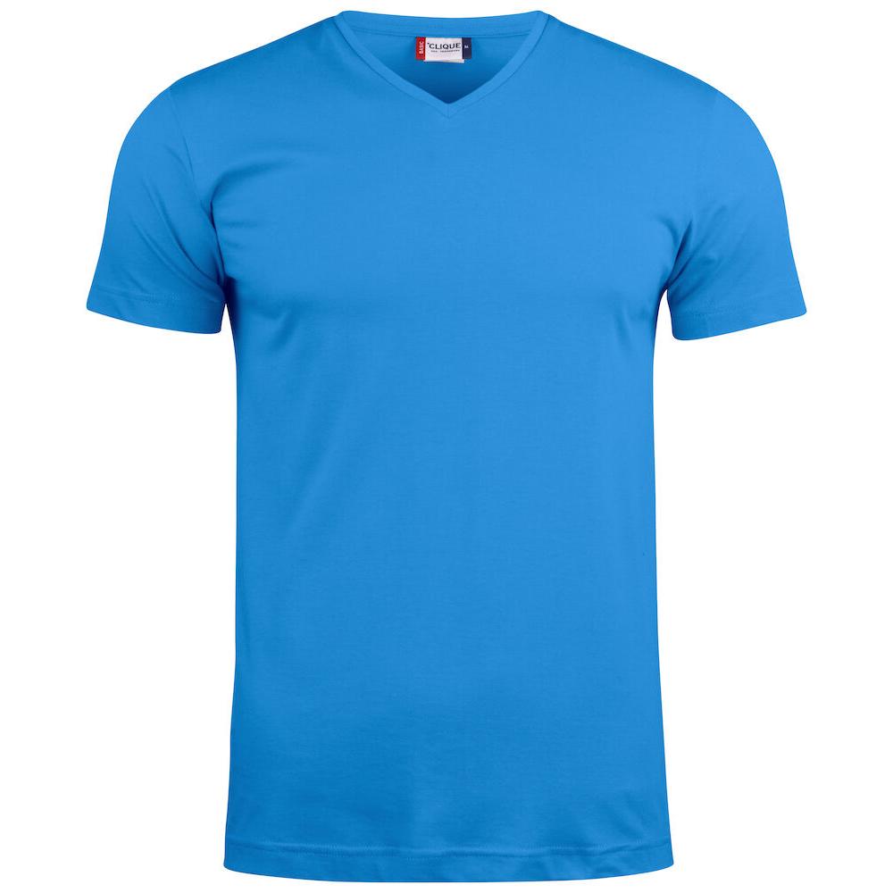 Basic-T V-neck - Royal blue - Image 1