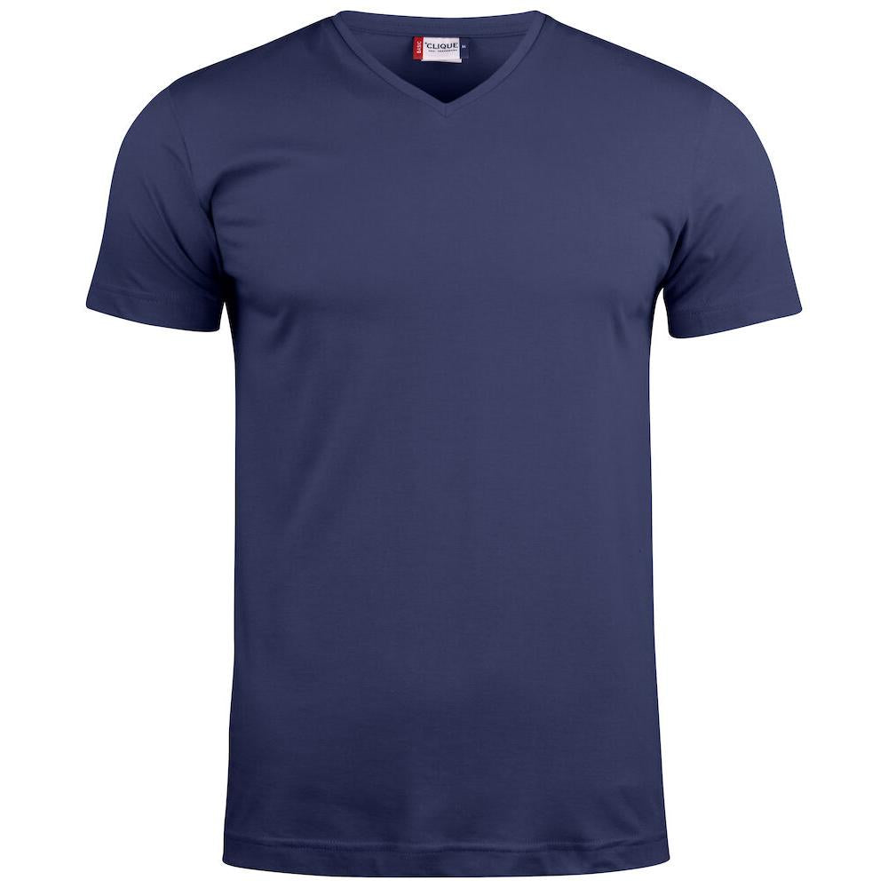 Basic-T V-neck - Dark navy - Image 1