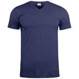 Basic-T V-neck - Dark navy - Image 1