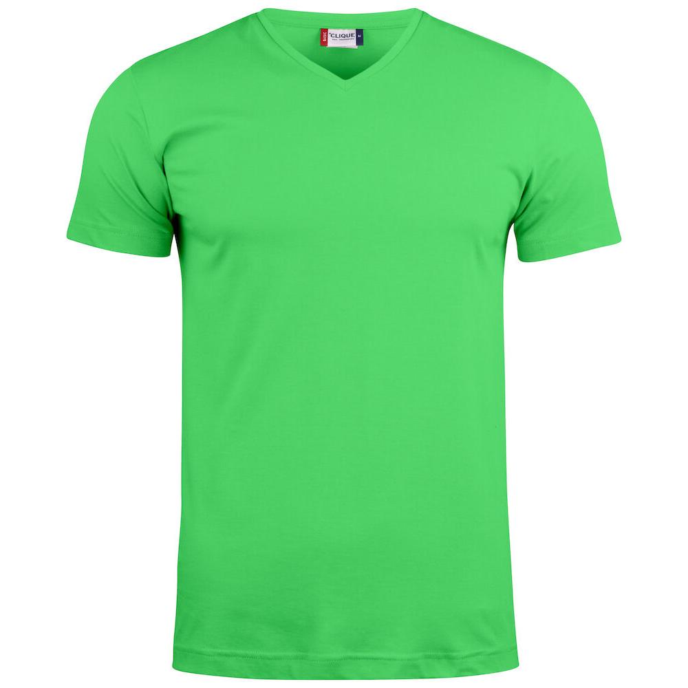 Basic-T V-neck - Apple green - Image 1