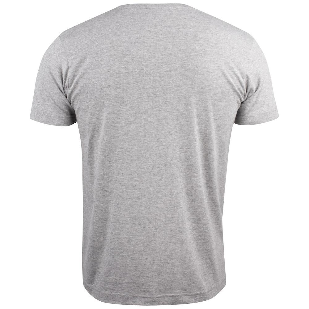 Basic-T V-neck - Grey melange - Image 2