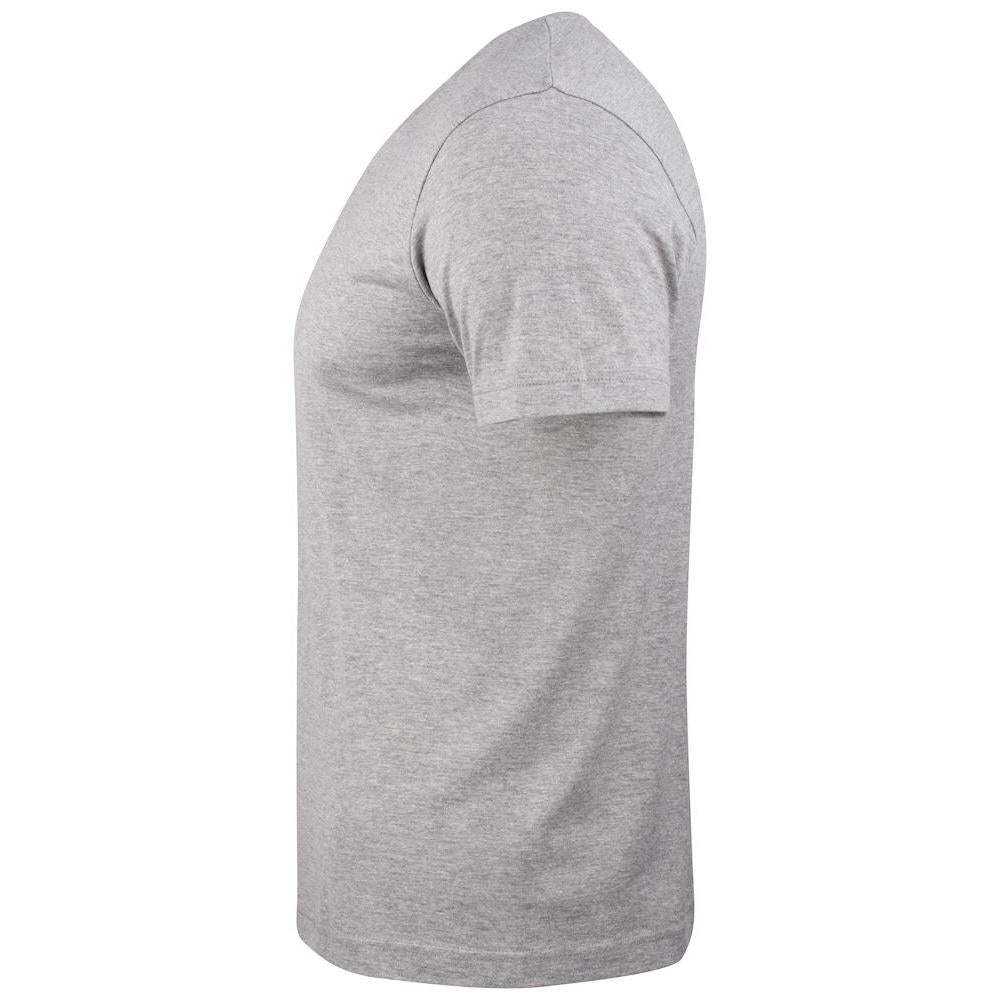 Basic-T V-neck - Grey melange - Image 3