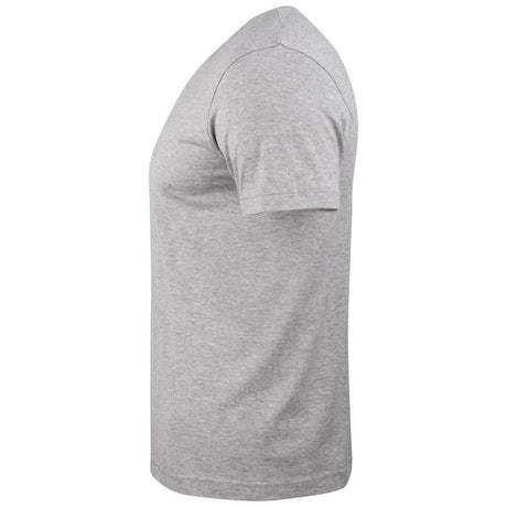 Basic-T V-neck - Grey melange - Image 3