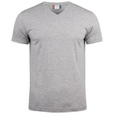 Basic-T V-neck - Grey Melange - Image 1