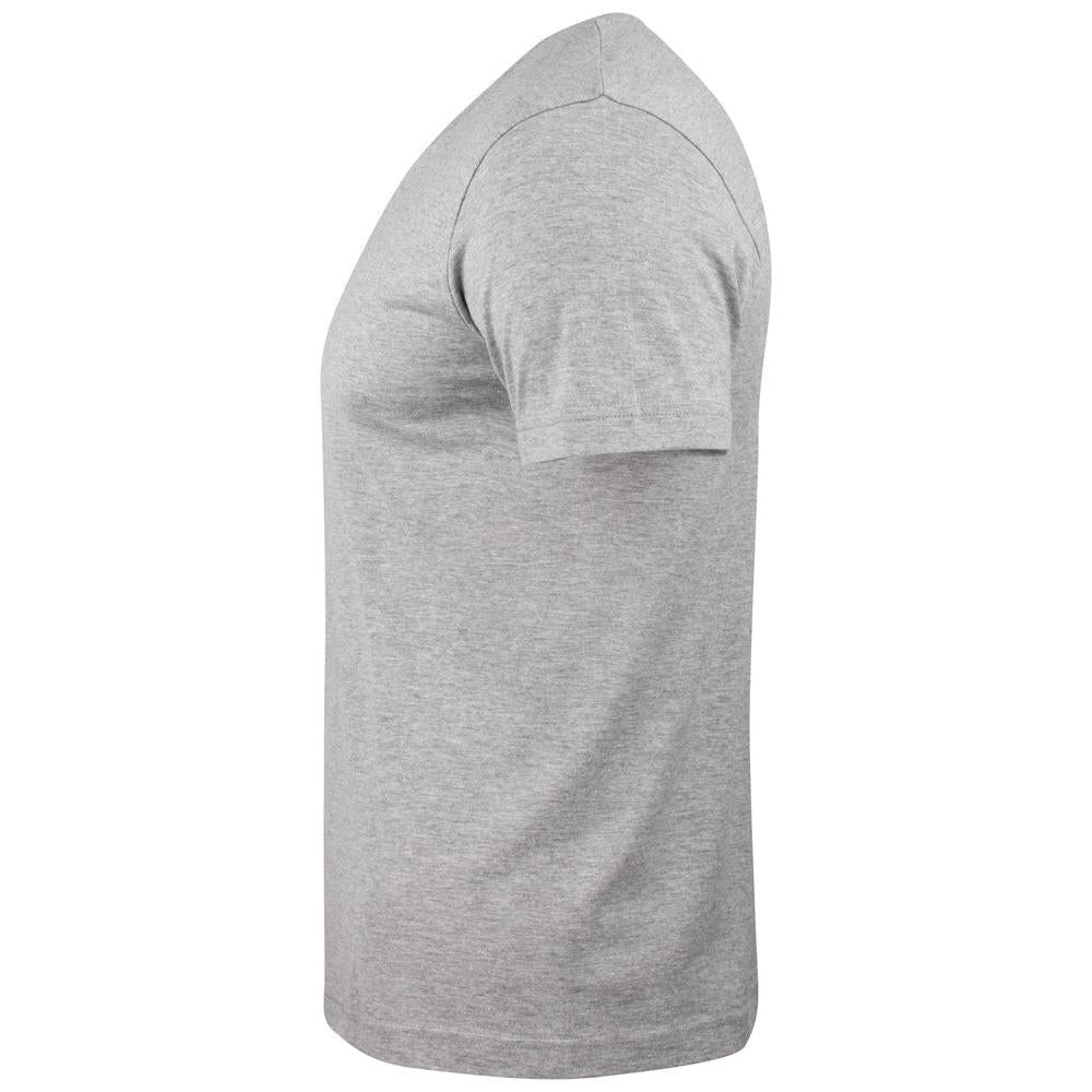 Basic-T V-neck - Grey Melange - Image 3