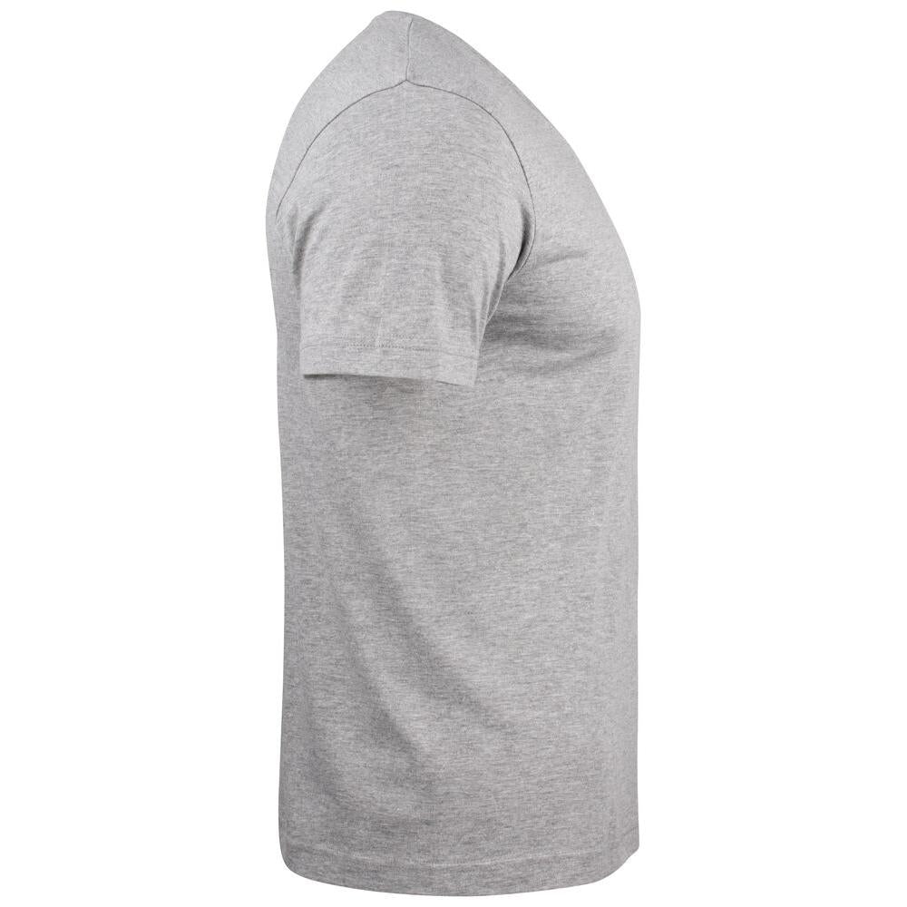 Basic-T V-neck - Grey Melange - Image 4