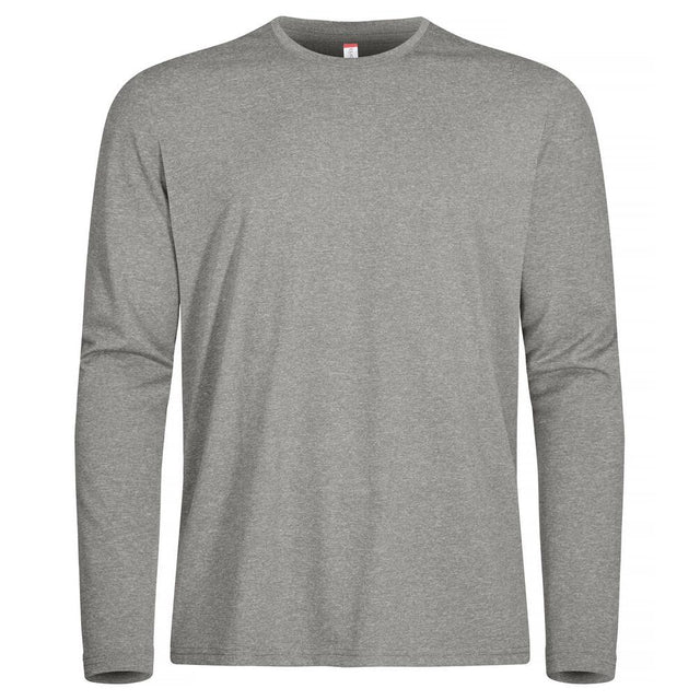 Basic Active-T L/S - Grey Melange - Image 1
