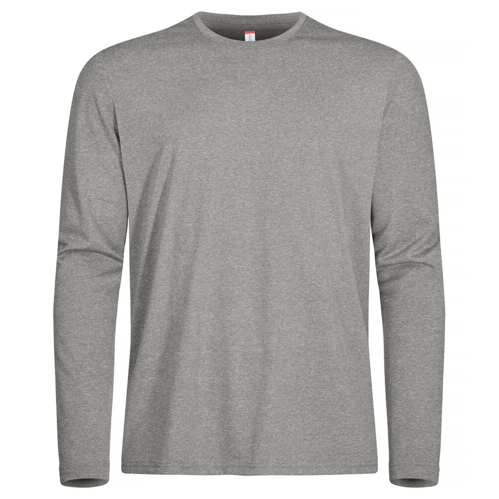 Basic Active-T L/S - Grey Melange - Image 1