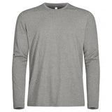Basic Active-T L/S - Grey Melange - Image 1
