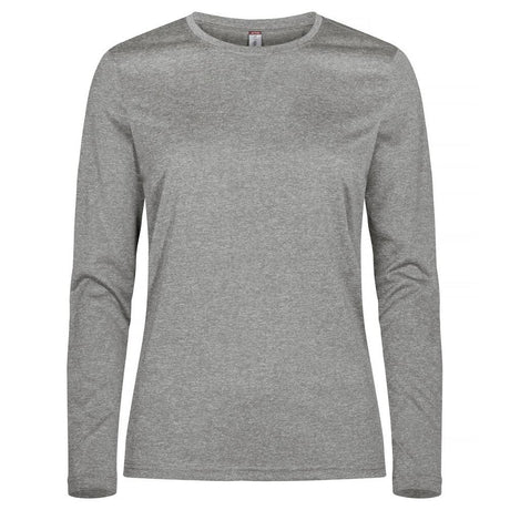 Basic Active-T L/S Women - Grey Melange - Image 1