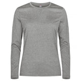 Basic Active-T L/S Women - Grey Melange - Image 1